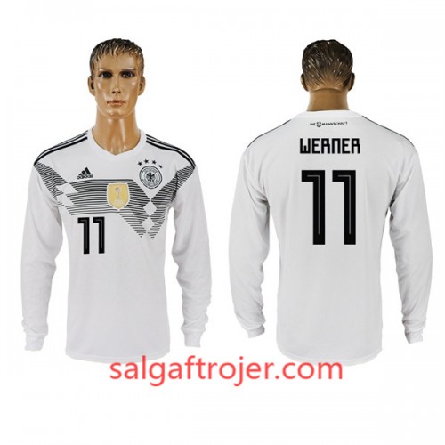 Tyskland Fodboldtrøjer Werner 11 Hjemmebanesæt VM 2018 Langærmet Tyskland Fodboldtrøjer Werner 11 Hjemmebanesæt VM 2018 Langærmet